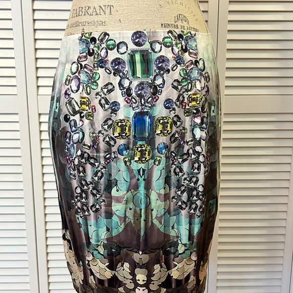 Beautiful Olsen Europe Midi Skirt: Size M/10 - Picture 1 of 15